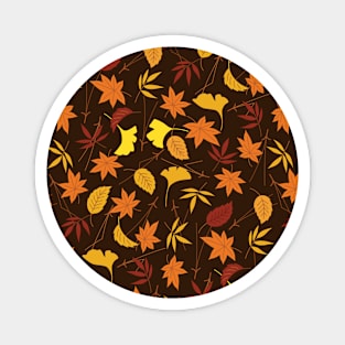 Retro Autumn Fall Magnet